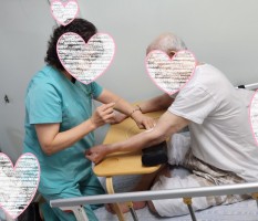 어르신과 직원 건강검진 진행했어요!